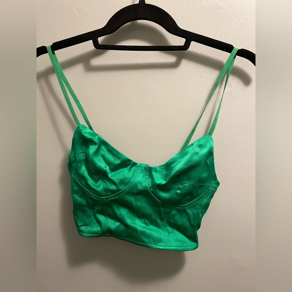 ZARA SATIN CORSET - Picture 1 of 3